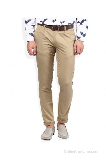 United Colors Of Benetton Beige Slim Fit Trousers United Colors Of Benetton Beige Slim Fit Trousers